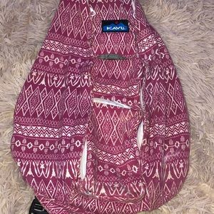 Pink Tribal Print KAVU Rope Bag